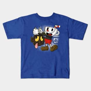 Steamboat Cuphead Kids T-Shirt